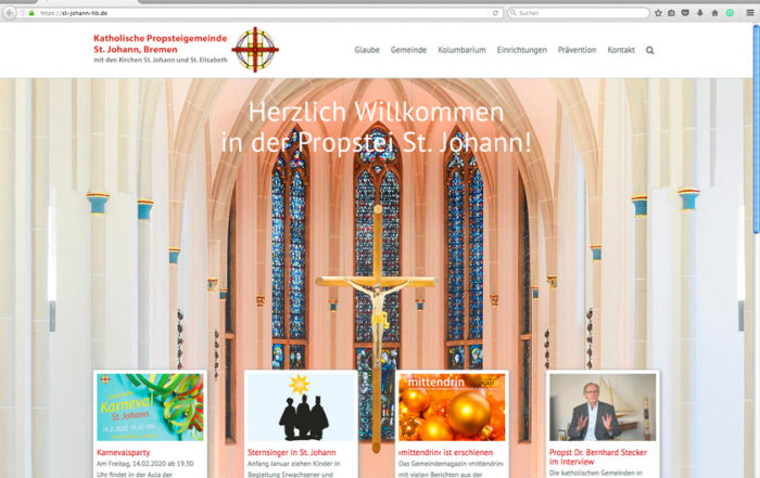St. Johann, Bremen, Website-Start